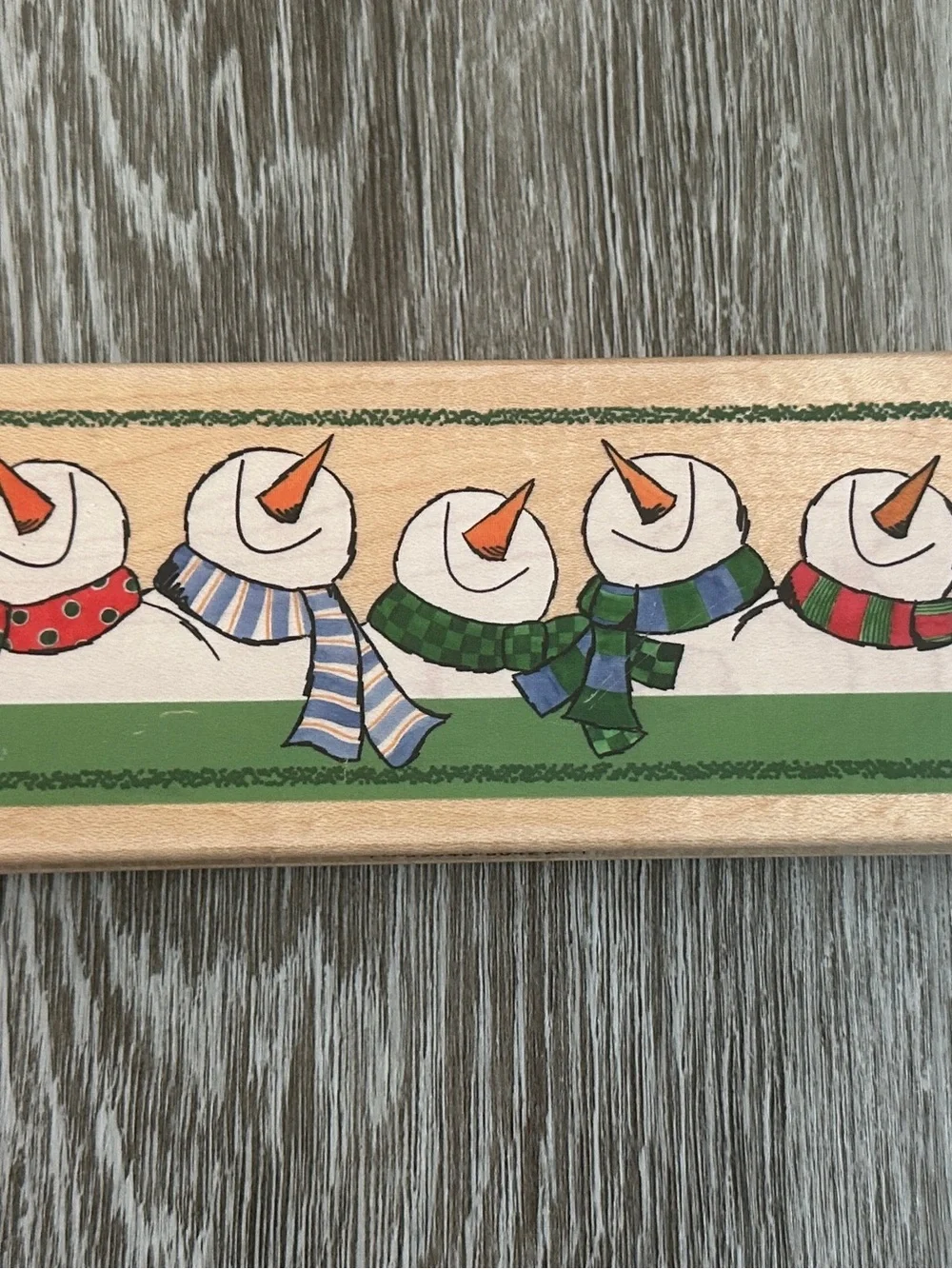 Stamps Happen Inc Tara Reed Designs Festive Snowmen Appears New